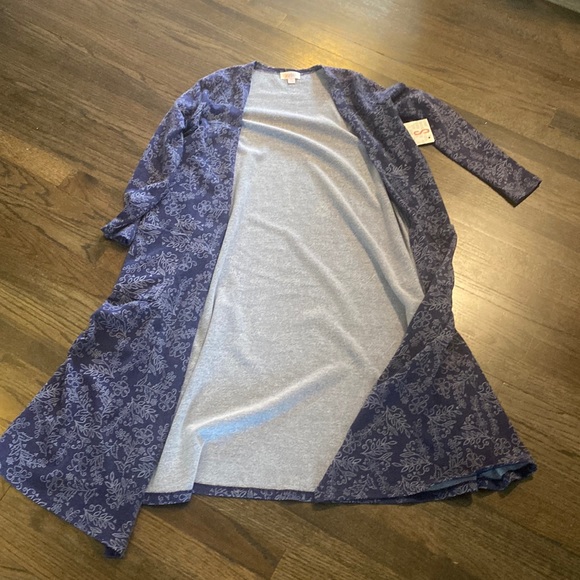 LuLaRoe Sweaters - Lularoe Sarah Long Duster Sweater Blue Small S New NWT